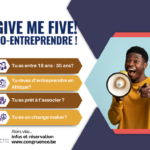 Les jeunes entrepreneurs intéressés s'inscrivent sur la plateforme "Give me five" 
